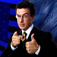 Wer würde Stephen Colbert Seite?
